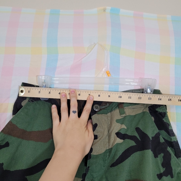 US Army Military camouflage trousers combat woodland canvas cargo pants - Picture 8 of 9